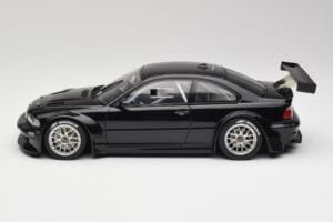 BMW M3 GTR E46 Plain Body Jet Negru AUTOart 1:18 80447 Metal - imaginea 3 din 6