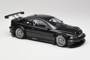 BMW M3 GTR E46 Plain Body Jet Negru AUTOart 1:18 80447 Metal - imaginea 4 din 6