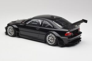 BMW M3 GTR E46 Plain Body Jet Negru AUTOart 1:18 80447 Metal - imaginea 5 din 6