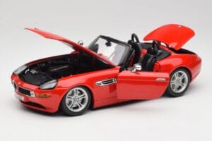 BMW Z8 E52 Roșu Bburago 1:18 Z8001 Metal - imaginea 2 din 8