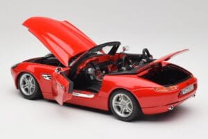 BMW Z8 E52 Roșu Bburago 1:18 Z8001 Metal - imaginea 5 din 8