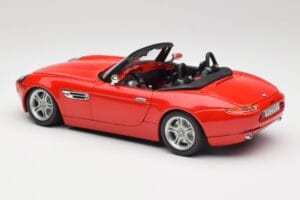 BMW Z8 E52 Roșu Bburago 1:18 Z8001 Metal - imaginea 7 din 8