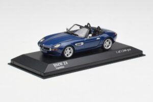 BMW Z8 E52 Topaz Albastru Minichamps 1:43 431028740 Metal - imaginea 2 din 5
