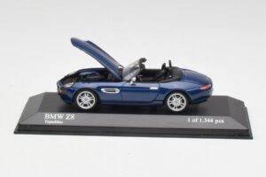 BMW Z8 E52 Topaz Albastru Minichamps 1:43 431028740 Metal - imaginea 4 din 5