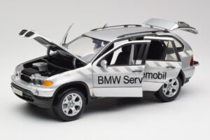 BMW X5 E53 3.0d Service Mobil Kyosho 1:18 80430305646 Metal - imaginea 2 din 8