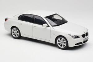 BMW E60 545i Alpine Alb Kyosho 1:18 08591W Metal - imaginea 6 din 8