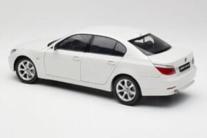 BMW E60 545i Alpine Alb Kyosho 1:18 08591W Metal - imaginea 7 din 8