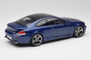 BMW M6 E63 Albastru Kyosho 1:18 80430413351 Metal - imaginea 3 din 8