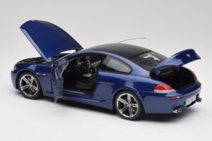 BMW M6 E63 Albastru Kyosho 1:18 80430413351 Metal - imaginea 5 din 8