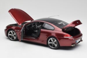 BMW M6 E63 Roșu Kyosho 1:18 80430398134 Metal - imaginea 5 din 8