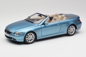 BMW 6 E64 Cabriolet Albastru Deschis Kyosho 1:18 80430153440 Metal