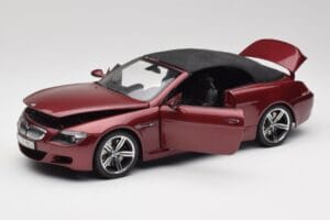 BMW M6 E64 Cabriolet Roșu Kyosho 1:18 80430417423 Metal - imaginea 2 din 8