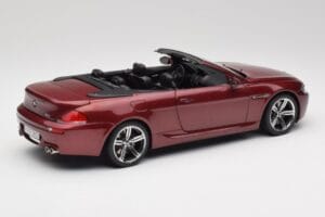 BMW M6 E64 Cabriolet Roșu Kyosho 1:18 80430417423 Metal - imaginea 3 din 8