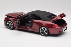 BMW M6 E64 Cabriolet Roșu Kyosho 1:18 80430417423 Metal - imaginea 5 din 8