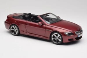 BMW M6 E64 Cabriolet Roșu Kyosho 1:18 80430417423 Metal - imaginea 6 din 8