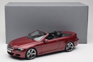 BMW M6 E64 Cabriolet Roșu Kyosho 1:18 80430417423 Metal - imaginea 8 din 8