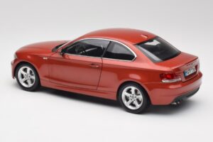 BMW 1 E82 Coupe Portocaliu Kyosho 1:18 80430427064 Metal - imaginea 7 din 8