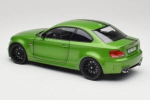 BMW Seria 1 E82 Coupe Taiga Green Metallic Minichamps 1:18 110020024 Metal - imaginea 7 din 8