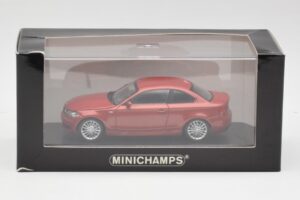 BMW 1M E82 Portocaliu Minichamps 1:43 413020023 Metal - imaginea 5 din 5