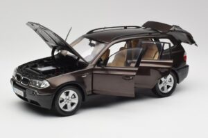 BMW X3 E83 3.0d Maro Închis Metalizat Kyosho 1:18 80430300736 Metal - imaginea 2 din 8