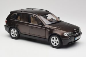 BMW X3 E83 3.0d Maro Închis Metalizat Kyosho 1:18 80430300736 Metal - imaginea 6 din 8