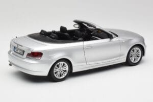 BMW 135i E88 Cabriolet Titan Argintiu Kyosho 1:18 80430427021 Metal - imaginea 3 din 8