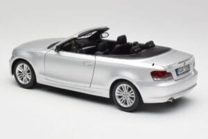 BMW 135i E88 Cabriolet Titan Argintiu Kyosho 1:18 80430427021 Metal - imaginea 7 din 8