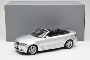 BMW 135i E88 Cabriolet Titan Argintiu Kyosho 1:18 80430427021 Metal - imaginea 8 din 8
