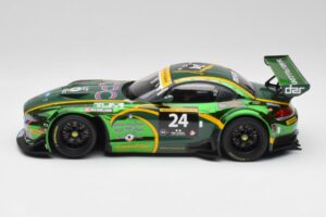 BMW Z4 E89 GT3 #24 Saudi Falcons K. Al Faisal / A. Binladen Dubai 24 Hours 2013 Minichamps 1:18 151132324 Metal - imaginea 3 din 6