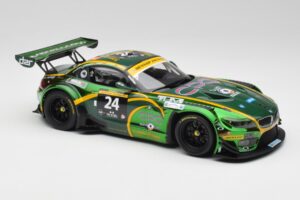 BMW Z4 E89 GT3 #24 Saudi Falcons K. Al Faisal / A. Binladen Dubai 24 Hours 2013 Minichamps 1:18 151132324 Metal - imaginea 4 din 6
