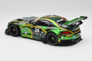 BMW Z4 E89 GT3 #24 Saudi Falcons K. Al Faisal / A. Binladen Dubai 24 Hours 2013 Minichamps 1:18 151132324 Metal - imaginea 5 din 6