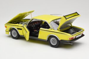 BMW 3.0 CSL E9 Galben Minichamps 1:18 180029028 Metal - imaginea 5 din 8
