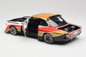 BMW 3.5 CSL E9 Gruppe 5 #4 J. Fitzpatrick / T. Walkinshaw Silverstone Winner 1976 Minichamps 1:18 180762004 Metal - imaginea 5 din 8