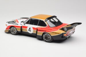BMW 3.5 CSL E9 Gruppe 5 #4 J. Fitzpatrick / T. Walkinshaw Silverstone Winner 1976 Minichamps 1:18 180762004 Metal - imaginea 7 din 8