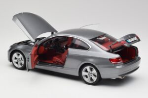 BMW 330i E92 Coupe Gri Metalizat Kyosho 1:18 80430407220 Metal - imaginea 5 din 8