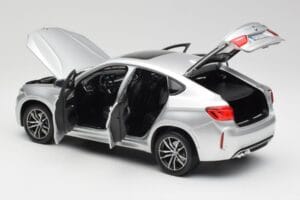 BMW X6 M F86 Argintiu Norev 1:18 183200 Metal - imaginea 5 din 8