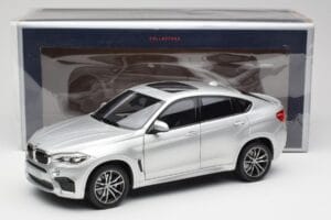 BMW X6 M F86 Argintiu Norev 1:18 183200 Metal - imaginea 8 din 8