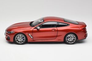 BMW M850i G15 Portocaliu Metalizat Norev 1:18 183285 Metal - imaginea 4 din 8