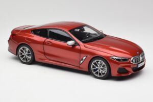 BMW M850i G15 Portocaliu Metalizat Norev 1:18 183285 Metal - imaginea 6 din 8