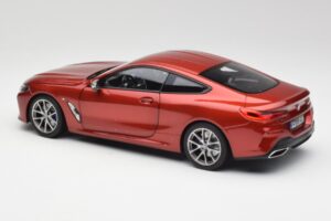 BMW M850i G15 Portocaliu Metalizat Norev 1:18 183285 Metal - imaginea 7 din 8