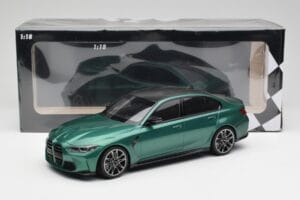 BMW M3 G80 Isle of Man Green Minichamps 1:18 155020200 Metal - imaginea 6 din 6