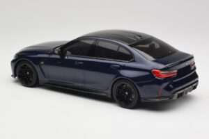 BMW M3 G80 Portimao Blue Minichamps 1:18 155020201 Metal - imaginea 5 din 6