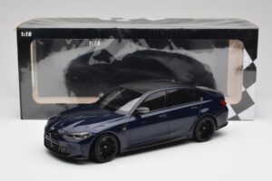 BMW M3 G80 Portimao Blue Minichamps 1:18 155020201 Metal - imaginea 6 din 6