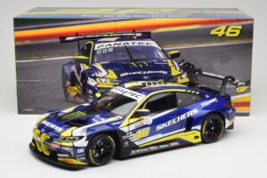 BMW M4 GT3 G82 #46 A. Farfus / V. Rossi Team WRT 24 Hours of Spa 2023 Minichamps 1:18 113232646 Metal - imaginea 8 din 8