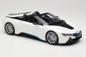 BMW i8 Roadster I15 Alb Metalizat Minichamps 1:18 155027031 Metal - imaginea 4 din 6