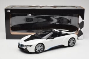 BMW i8 Roadster I15 Alb Metalizat Minichamps 1:18 155027031 Metal - imaginea 6 din 6