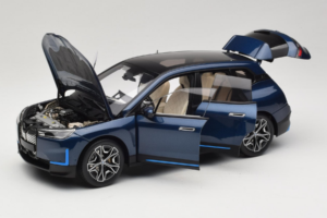 BMW iX Blue Metallic Minichamps 1:18 110023100 Metal - imaginea 2 din 8