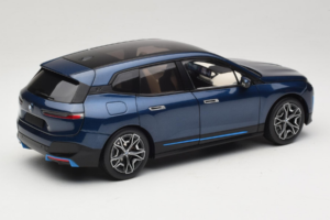 BMW iX Blue Metallic Minichamps 1:18 110023100 Metal - imaginea 3 din 8