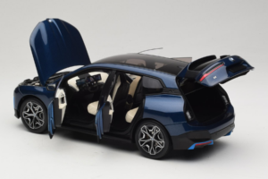BMW iX Blue Metallic Minichamps 1:18 110023100 Metal - imaginea 5 din 8