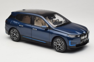 BMW iX Blue Metallic Minichamps 1:18 110023100 Metal - imaginea 6 din 8